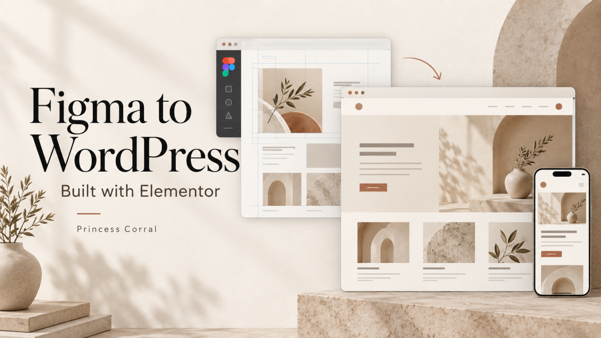 Figma to WordPress Built with Elementor